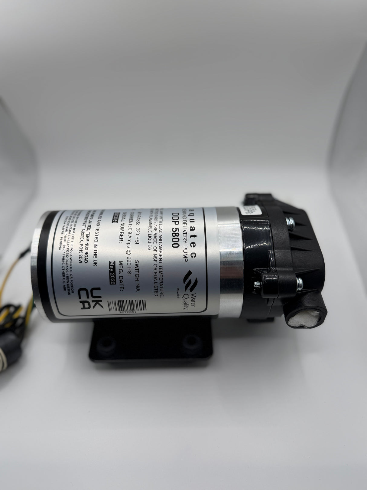 Aquatec Pump 250psi